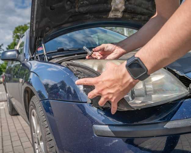 Замена поврежденных элементов внутри фары